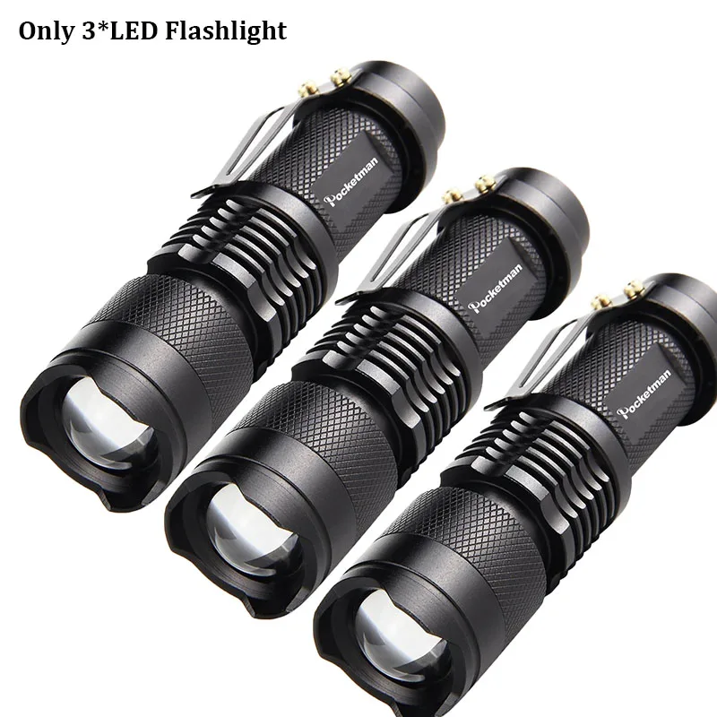 3 pcs black