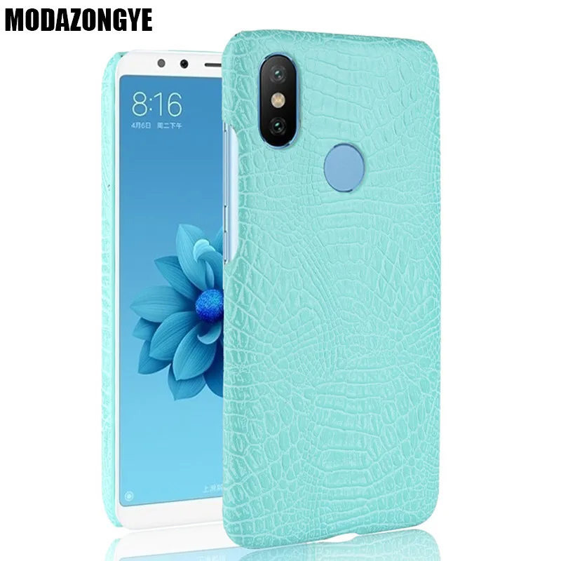 Xiaomi Mi A2 Lite чехол MiA2 5 84 &quotОбложка на заднюю панель из искусственной кожи для