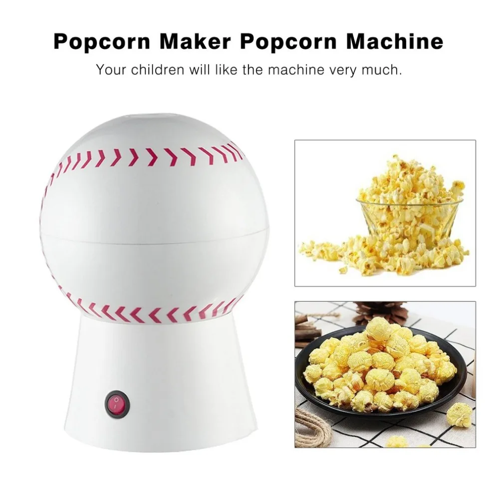 

Small Size Children Kids Household Electric Popcorn Maker Popcorn Machine Home Kitchen DIY Popper Making Device Best Gift