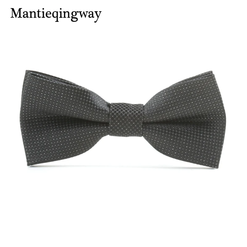Mantieqingway брендовые Детские галстуки полиэстер смокинг с бабочкой галстуки для мальчиков ярких цветов в полоску и в горошек аксессуары галстук-бабочка Галстуки