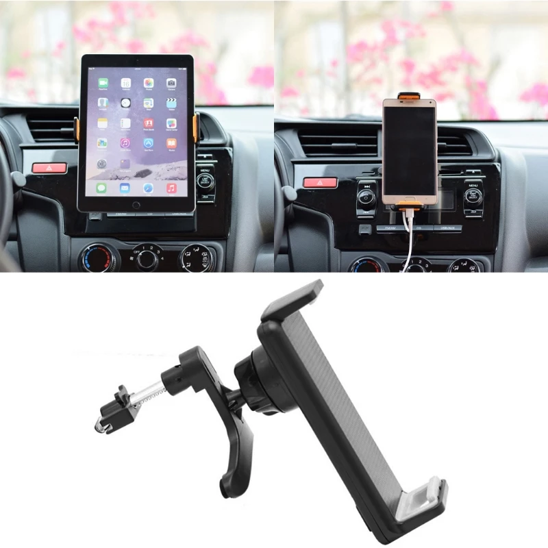 

360 Degree Rotating Car Air Vent Mount Holder Stand For Smart Phone Tablet 4-11 Inch