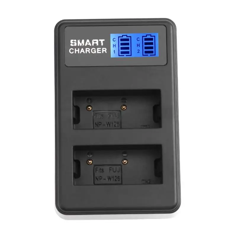 

USB 5V USB Dual Rapid Battery Charger with LCD Screen for Fuji XT2 XA3 X100F XA10 XA10 XA2 XT10 XT1 Camera Battery Charger
