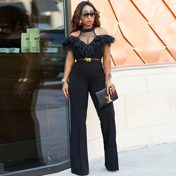 

Sexy Strapless Maxi ROMPER WOMENS Wide Leg Pants Onepiecer JUMPSUITS Elegant Office Lady Party Long Pants Overalls Female Spring