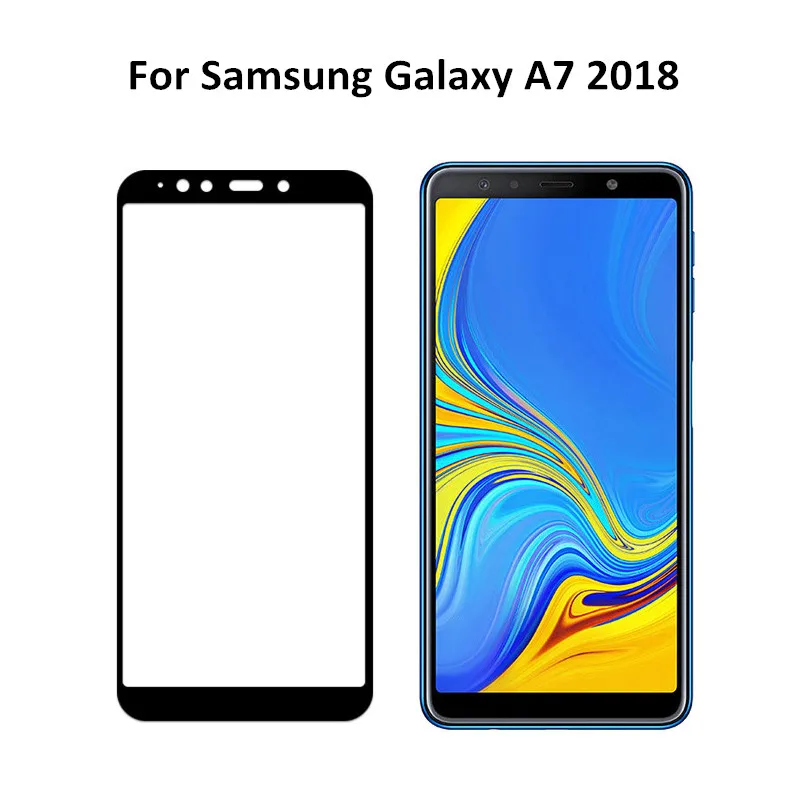 1-CCDZ-9H-Full-Cover-Transparent-Tempered-Glass-For-Samsung-Galaxy-A7-2018-A750-Screen-Protector-Toughened