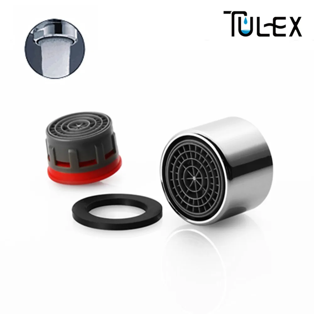 TULEX водопроводный кран аэратор 22 мм Женская резьба 4L/мин кран насадка носик Bubbler кран фильтр для ванной комнаты смеситель - изображение