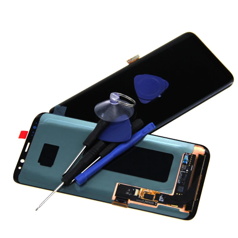 1 шт. для samsung S8 lcd для samsung S8 G950 G950U G950F S8 Plus G955 G955F дисплей с сенсорным экраном дигитайзер в сборе с рамкой