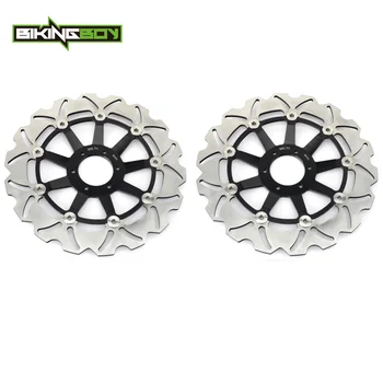 

BIKINGBOY Front Brake Discs Disks Rotors For Honda RS 250 R 90-97 TSR 250 CB 400 N VFR 400 R CBR 400 RR CBR 400 F RVF 400 R