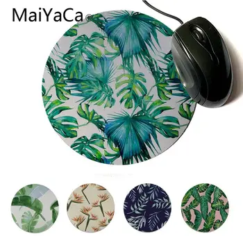 

MaiYaCa Your Own Mats Jungle Leaves Monstera Palm gamer play mats Mousepad Customized MousePads Computer Laptop Anime Mouse Mat