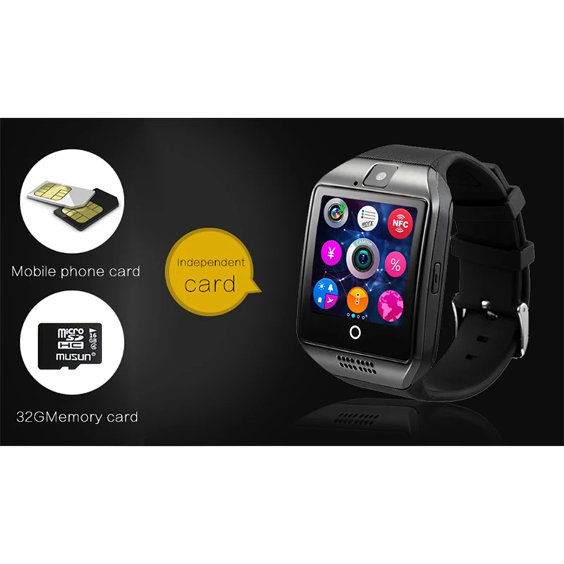ITORMIS Bluetooth Смарт часы с sim картой телефон сенсорный экран Камера шагомер для Android