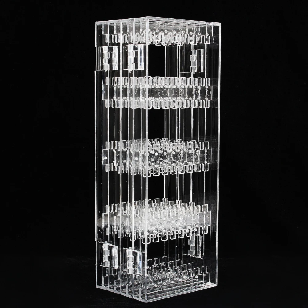 Women Jewelry Organizer Lady Necklace Stud Earrings Holder Hole Showcase Jewelry Display Rack Organizer Stand