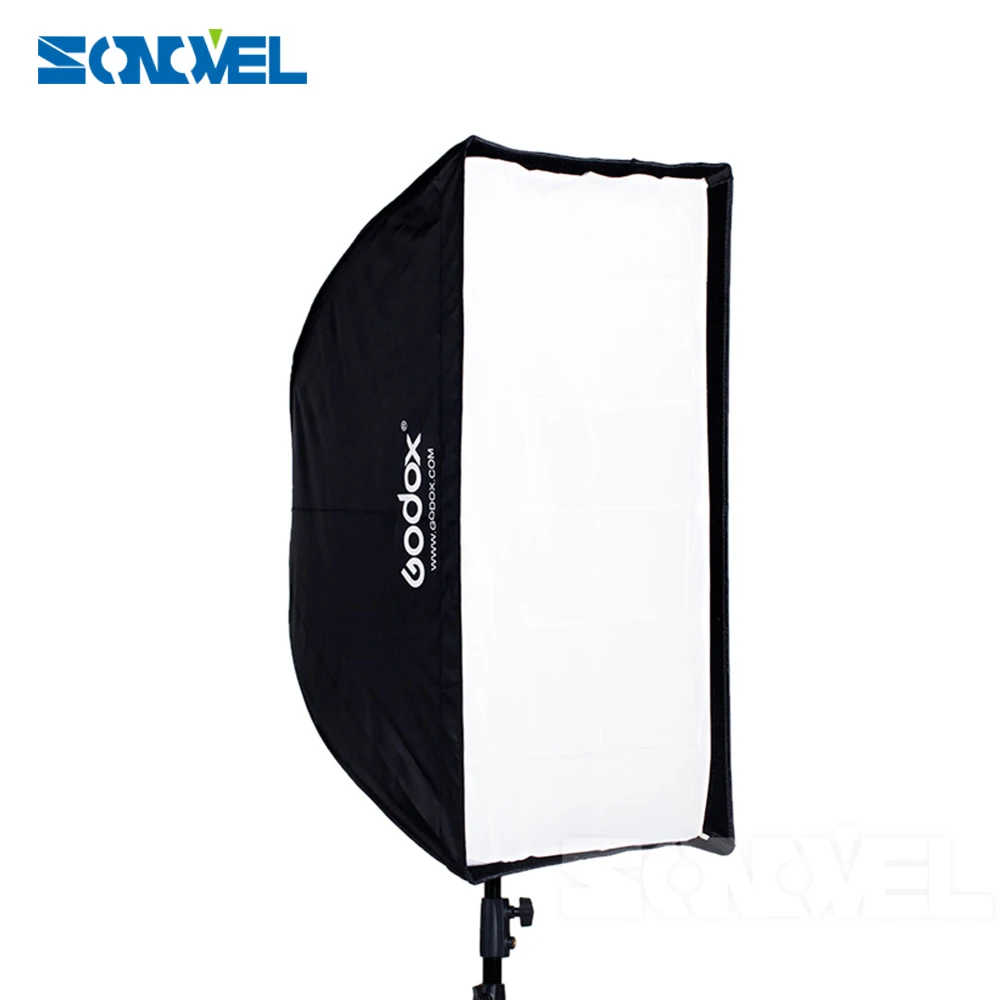 Godox 50x70 см Зонт софтбокс+ Горячий башмак кронштейн+ 190 см светильник Стенд Комплект для вспышки Speedlite