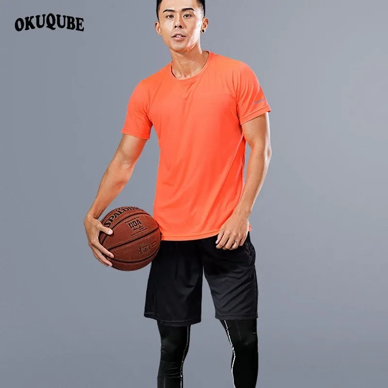 

Men Running Set Elastic Breathable Workout Clothes Black Red Gray Tracksuit Jogging Gym Training Fitness Clothing Sportswear Man