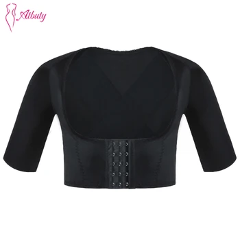 

Atbuty Women's Shapewear Crop Tops Short Sleeve Arm Shapers Breast Up Shapewear