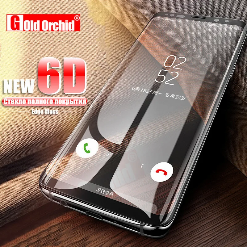 

6D Full Cover Tempered Glass For Samsung Galaxy S8 S9 Plus Note 8 Screen Protector Film For Samsung S8 S9 Plus Note 8 Glass