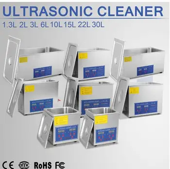 

Commercial Ultrasonic Cleaner 2L Heated Ultrasonic Cleaner with Digital Timer Jewelry Watch Glasses Cleaner