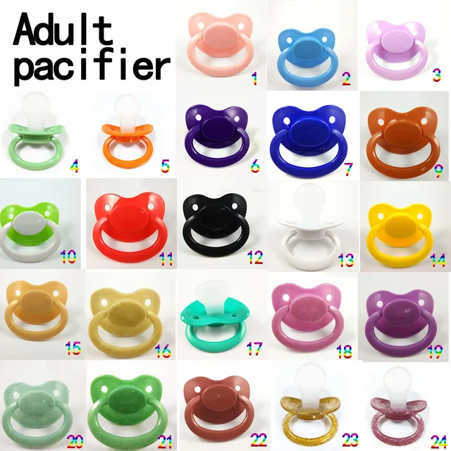Big Baby Adult Pacifier Size ABDL Silicone Pacifier Adult Nipple