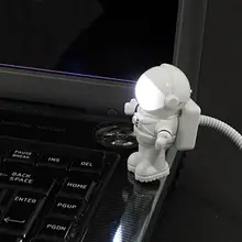 Astronauta astronauta USB Led luz de noche ajustable Dispositivos USB para PC lámpara