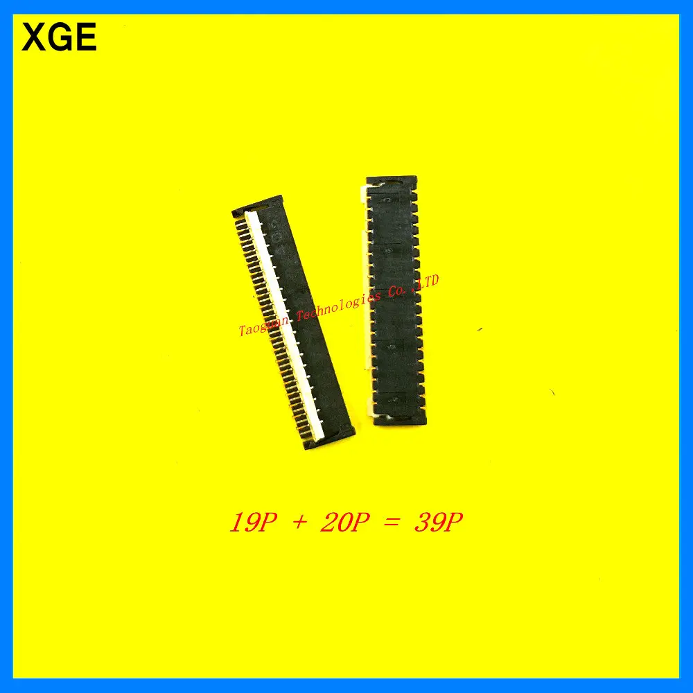 

2pcs/lot XGE LCD Display Touch FPC Connector Port Plug replacement on Mainboard for HTC vive 39pin 39 pin top quality