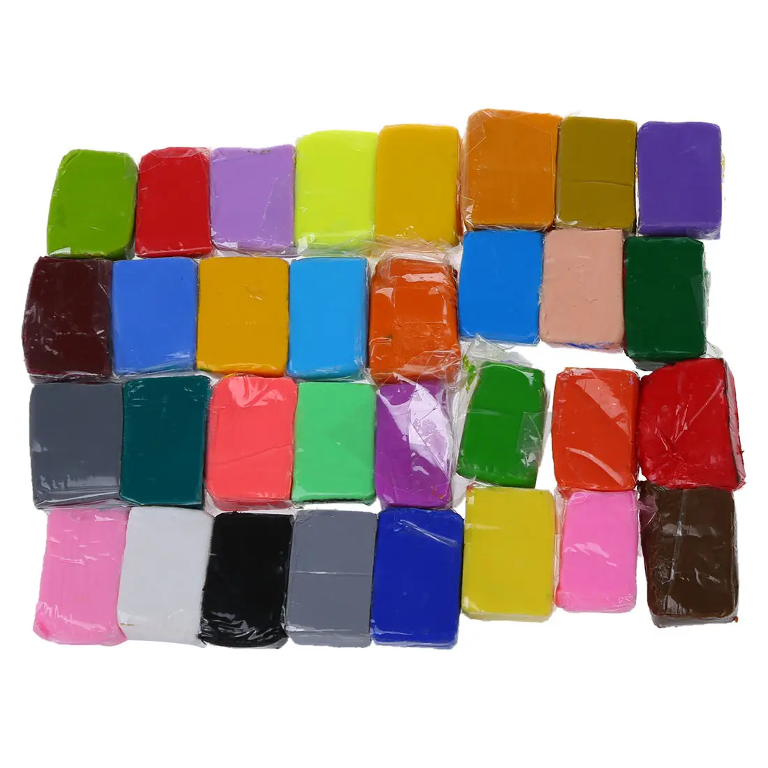

batch of 24 blocks of polymer clay Creation jewelry Miniature color assorted