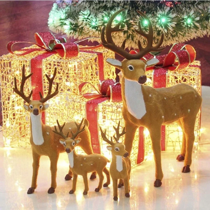 Для рождественской вечеринки украшения Chriatmas оленей Лось орнамент для елки Декор