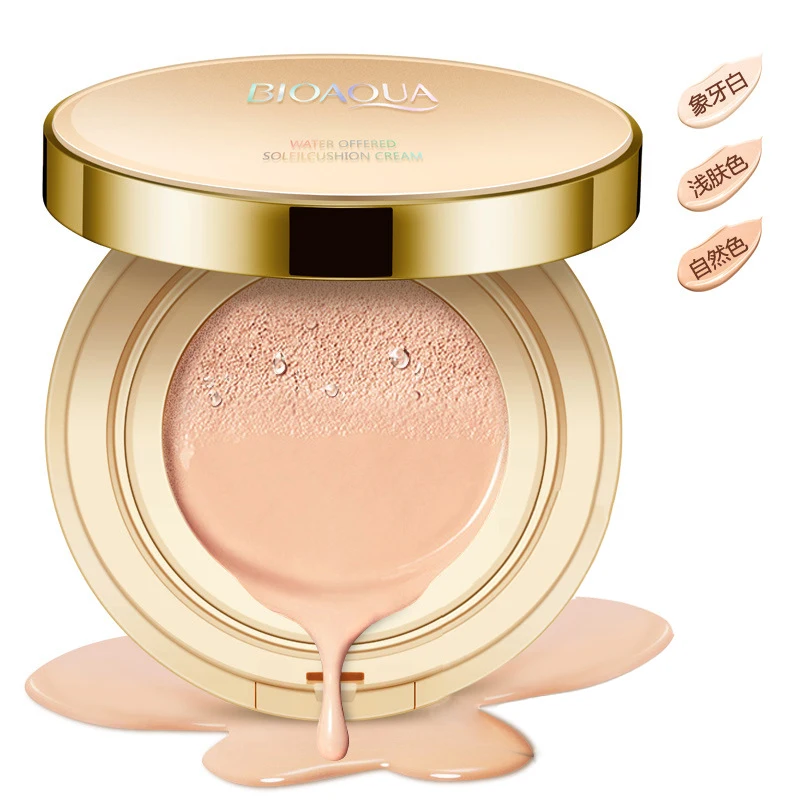 

Brand Foundation Makeup Moisturizer Oil-control Base BB Cream Cosmetics Long Lasting Face Concealer Air Cushion BB CC Cream