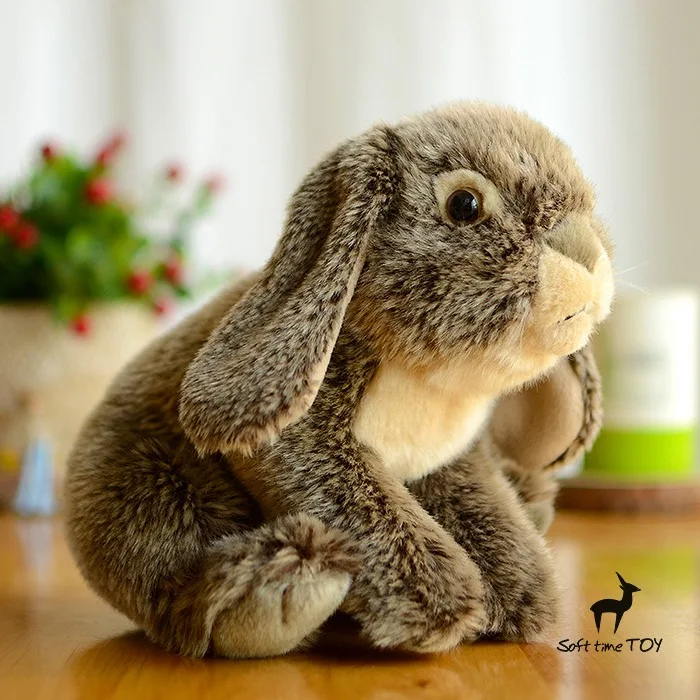 End of a single looter doll grey rabbit plush toy High quality brand