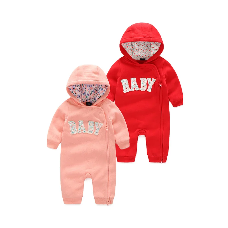 

Baby Clothes 2016 Fashion 100% Cotton Long Sleeve Baby Rompers Spring Fall Letters Cartoons Baby Girl Dress boys girls outwear