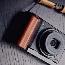 Original Quick Release L Plate / L Bracket Aluminum Base Wooden Woody  Hand Grip Holder Fit For GR 3 Series