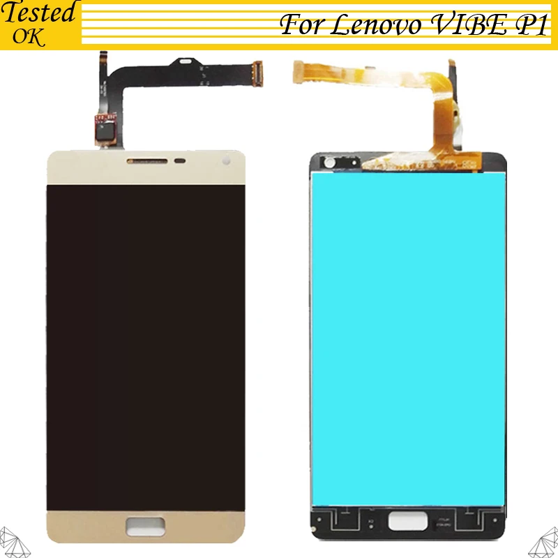 ЖК дисплей 5 дюйма для Lenovo VIBE P1 с сенсорной панелью и дигитайзером 100%