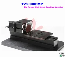 Electroplated Metal type! 60W mini lathe sanding machine TZ20006MP for DIY amateur and teaching