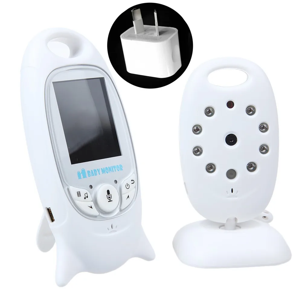 HYASIA Беспроводной Детский фотоаппарат 2way Talk детский монитор для новорожденных ночного видения температурный наушник с защитной застежкой няня видео монитор младенца - Цвет: AU Plug
