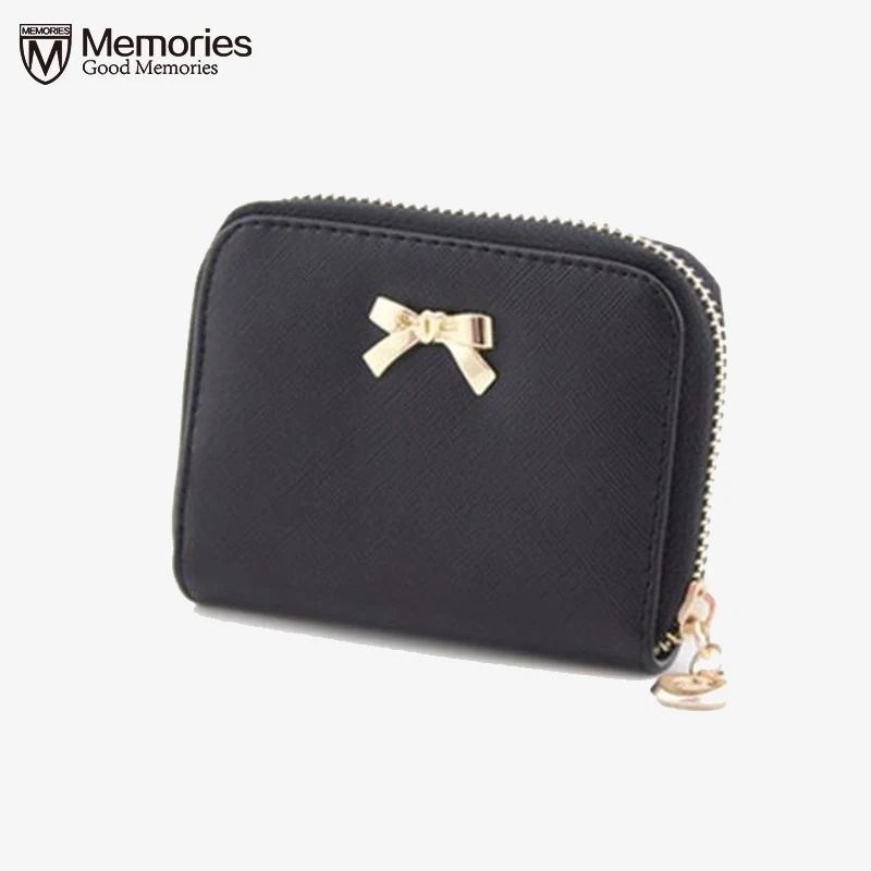 

Women Wallets Ladies Carteira Feminina Coin Purse Wearable Handbag Zipper Bowknot Short Wallet Female Wallet Clutch Gift 2018S9