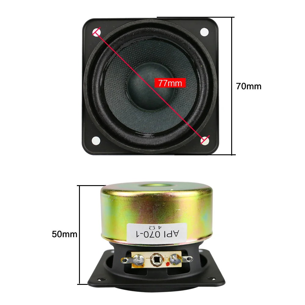 GHXAMP Hifi 2 75 дюймов полный диапазон динамик 4ohm 20 Вт Bluetooth сделай сам для компаньона
