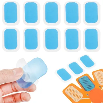 

10PCs Abdominal Training Device High Adhesion Hydrogel Replacement Mat Pad Gel Stickers Exercise Body Massager Exercise Patch