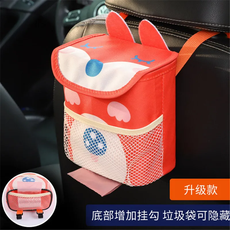 Universal Baby Stroller Bag Organizer Bag Cartoon Design Waterproof Car Hanging Basket Storage Stroller Accessories