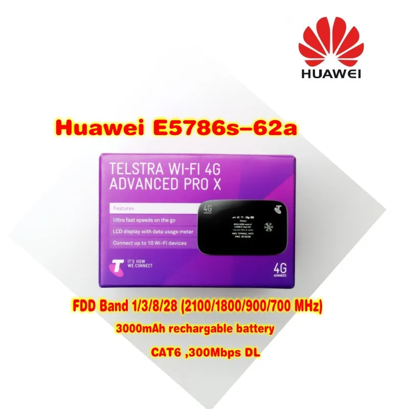 Разблокированный HUAWEI E5786 E5786s 62a с 2 антеннами 4G LTE Advanced CAT6 300 Мбит/с Карманный Wi Fi