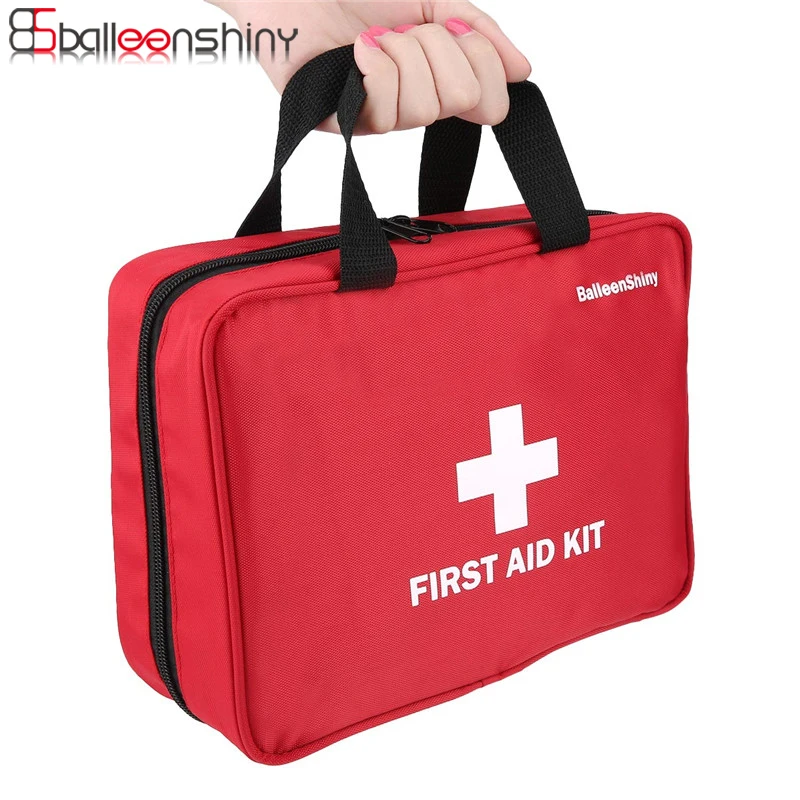 Balleenshiny المحمولة الخالي تخزين المخدرات الإسعافات الأولية حقيبة طقم بقاء الطوارئ الطبية حقيبة سفر منظم oudoor 24*18*8 سنتيمتر