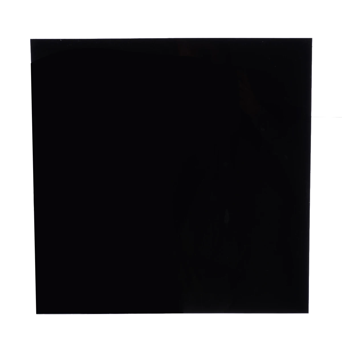 1pc High Quality ABS Plastic Sheet 300*300*0.5mm Flexible Smooth Back Black Sheet Piecefor Car Audio Installation Parts