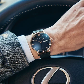 

Tinze Mechanical Watch for Men Waterproof Week Calendar Automatic Self-Wind Watch Sapphire Crystal Zegarek Meski Men's Watch