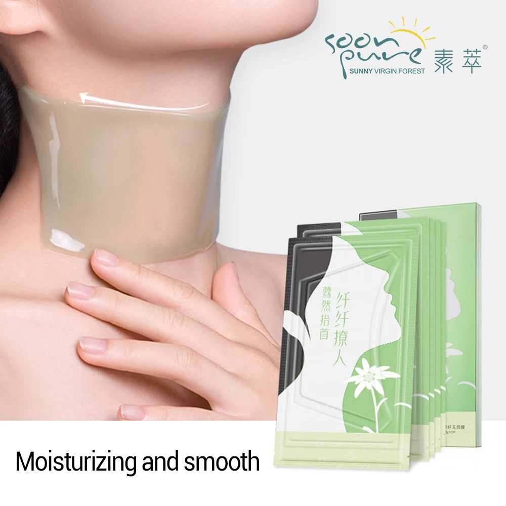 SOONPURE Anti Aging Neck Mask Anti Wrinkle Skin Care Whitening