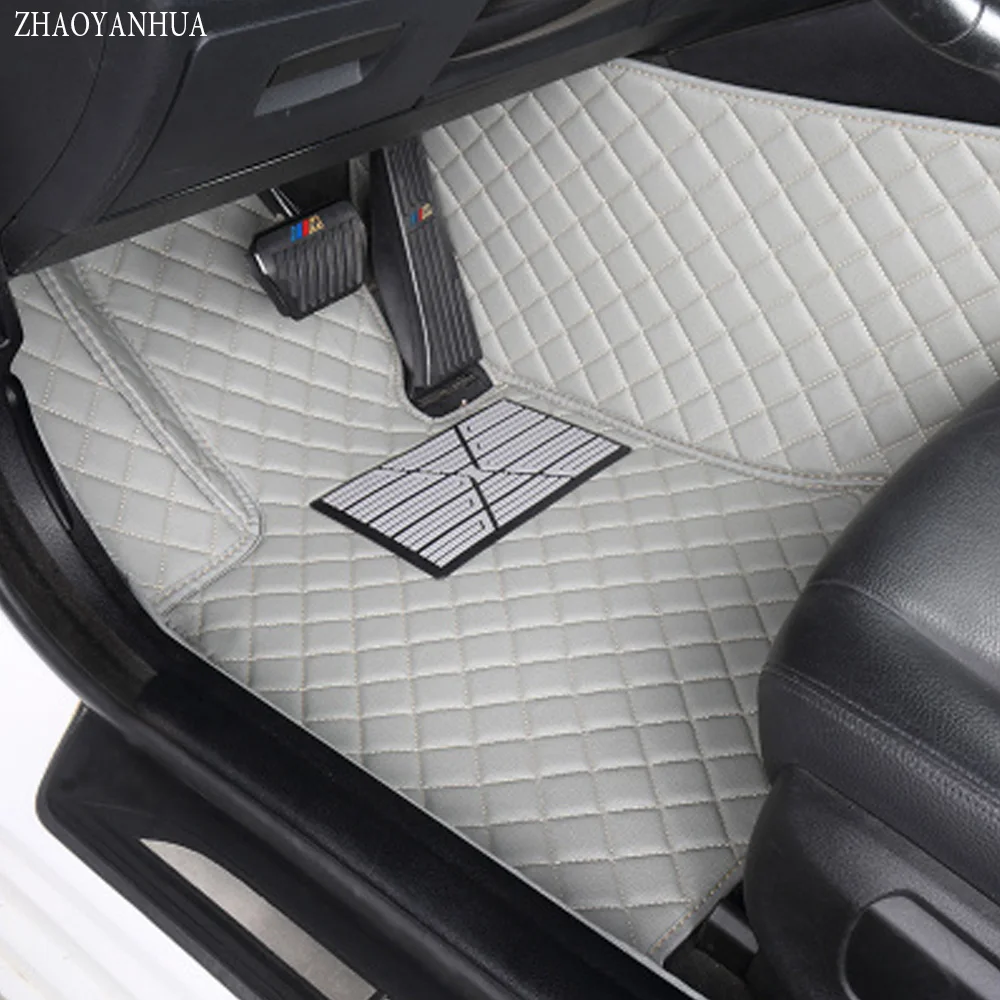 ZHAOYANHUA car floor mats for Audi A8 L A8L 5D foot case all weather