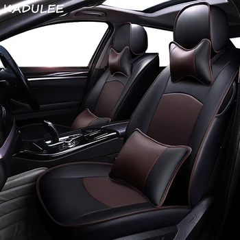 

KADULEE custom real leather car seat cover for Volkswagen vw Beetle Touareg Tiguan Phaeton EOS Scirocco R36 Multivan car seats
