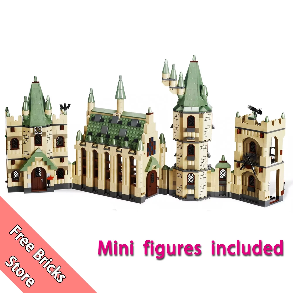 

1290 Pcs 16030 Compatible 4842 Harry Potter Hogwarts Castle 3D Mini Figures Model Building Blocks Kits Toys For Children