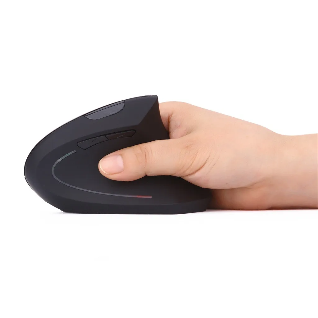 

2019 2.4G Wireless Vertical Mouse Ergonomic 6 Key 800dpi 1600dpi 2400dpi 2 Optical USB PC raton inalambrico ordena#G