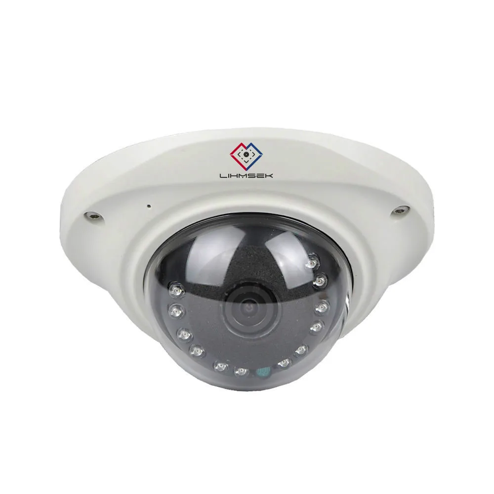 Lihmsek CCTV мини камера IP сеть 1080P 2MP/960P 1.3mp/720P 1MP купольная ИК поддержка POE Onvif P2P