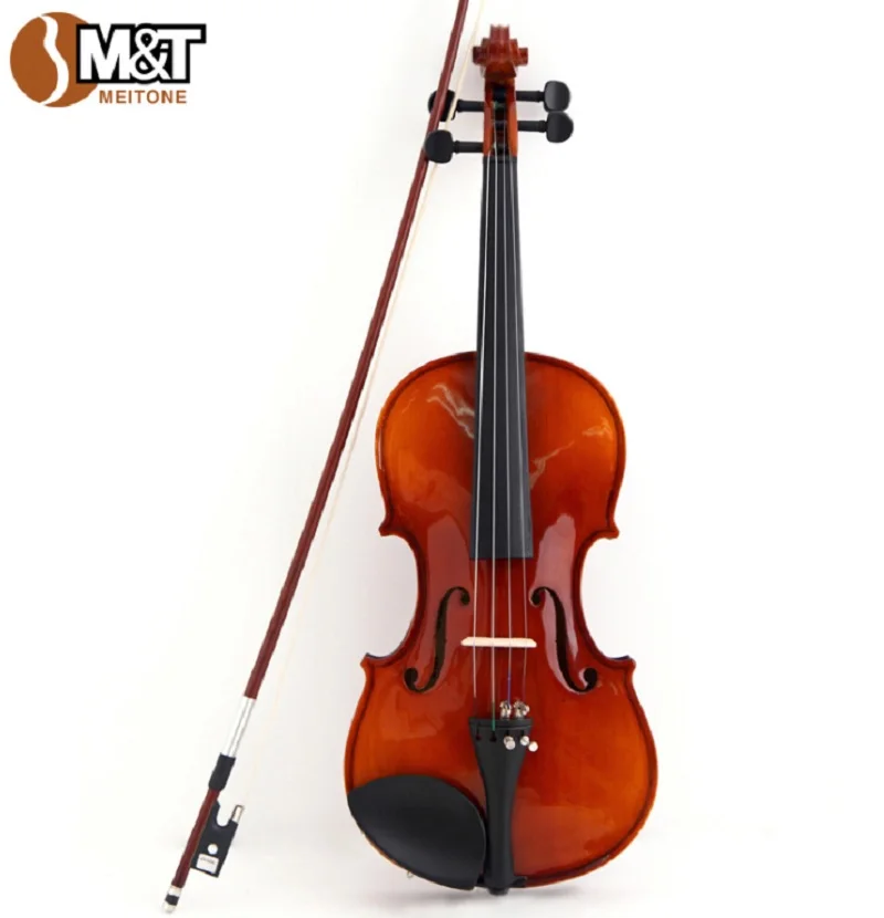 

Violin 4/4 Wood String Instrument Beginner Handmade and 4 Strings Violins Professional Children Natural Musical Instruments