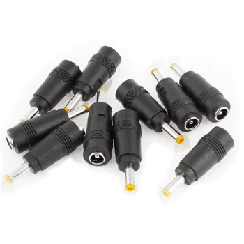 

2.1 x 5.5mm Female to 4 x 1.7mm Male AC DC Power Connector Adapter Laptop 10pcs