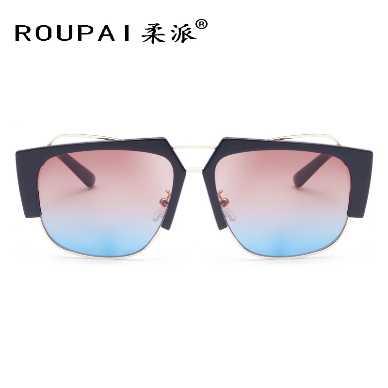semi rimless designer sunglasses
