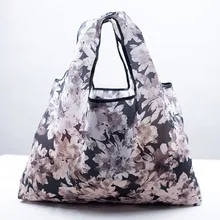 Большая емкость шоппер Экологичная хозяйственная Сумка водонепроницаемая супермаркет фрукты Складная складная сумка