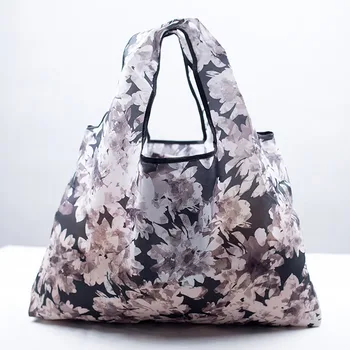 

Large Capacity Shopper Eco Friendly Shopping Bag Waterproof Supermarket Fruits Foldable Portable Tote